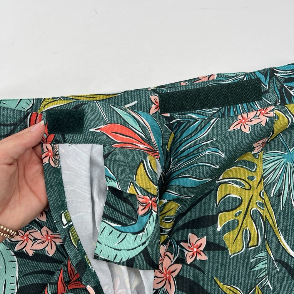 RipSkirt Hawaii Skirt Women Sz L Floral Wrap Quick Dry Resort Beach Swimwear - Picture 3 of 11